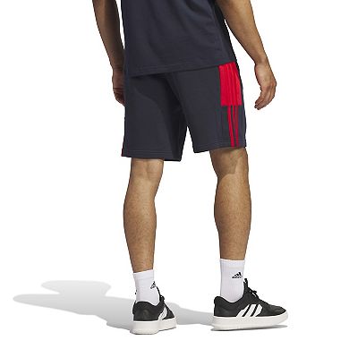 Men's adidas Essentials Fleece 3-Stripes Colorblock Sportswear Shorts