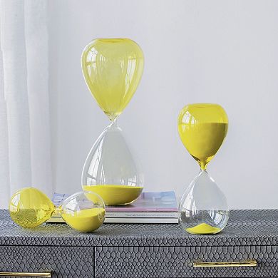 A&B Home Yellow Hourglass