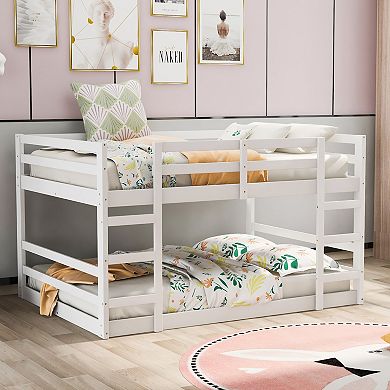 Merax Full Over Full Bunk Bed With Ladder
