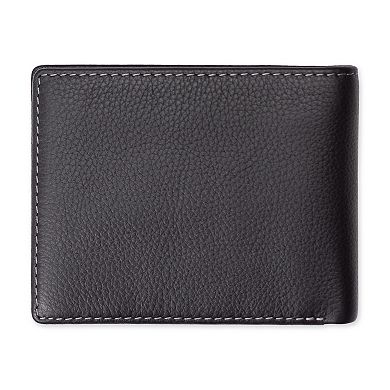 Men's Levi's® RFID Leather Passcase Wallet with Bill Divider