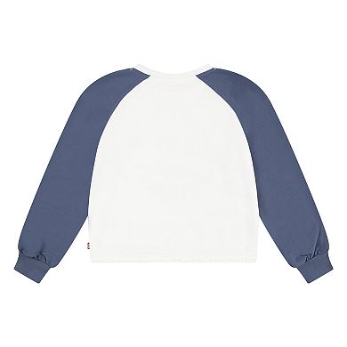 Girls 7-16 Levi's® Raglan Cinched Long Sleeve T-shirt