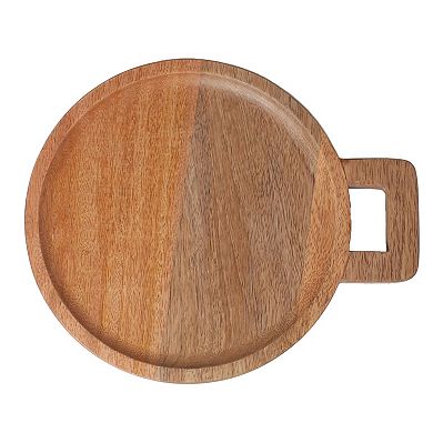Sonoma Goods For Life Small Handled Mango Wood Riser Table Decor