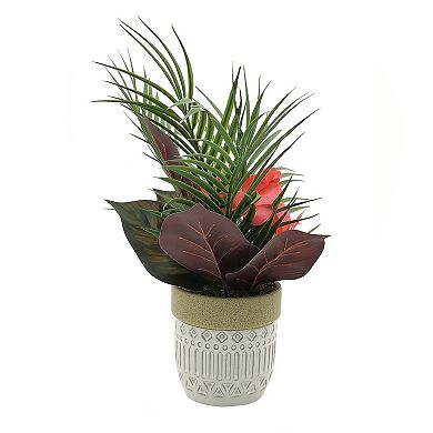 Sonoma Goods For Life® Artificial Palm and Floral Arrangement Table Decor