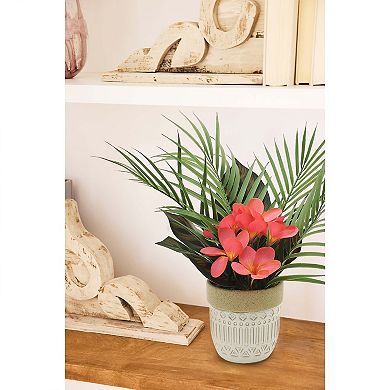 Sonoma Goods For Life® Artificial Palm and Floral Arrangement Table Decor