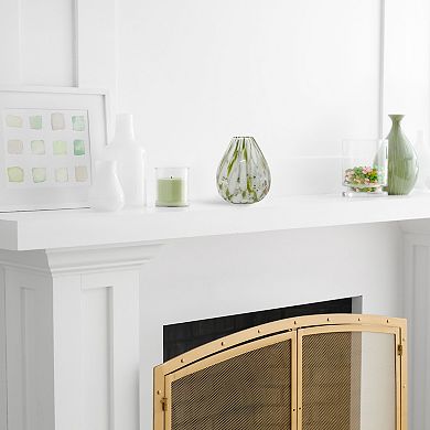 Sonoma Goods For Life Green and White Confetti Vase Table Decor