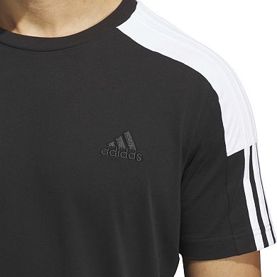 Men's adidas Essentials 3-Stripes Color Block Sportswear T-Shirt