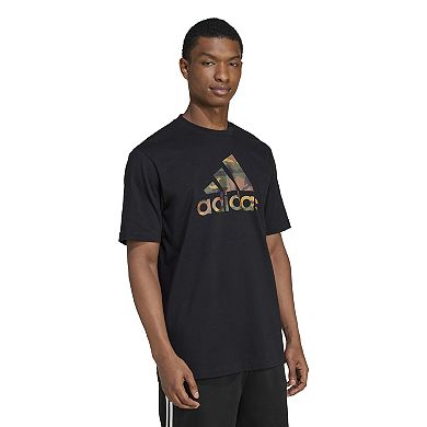 Men's adidas Badge of Sport Graphic Camo Sportswear T-Shirt