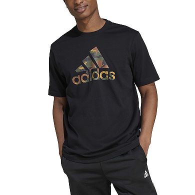 Men's adidas Badge of Sport Graphic Camo Sportswear T-Shirt