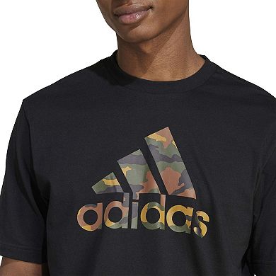 Men's adidas Badge of Sport Graphic Camo Sportswear T-Shirt