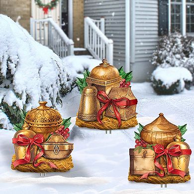 Holy Gifts Garden Decor Set Of 3 By G. Debrekht Christmas Décor