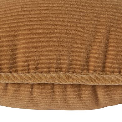 Greendale Home Fashions 2-Pack Omaha Corduroy Dining Chair Cushion Set