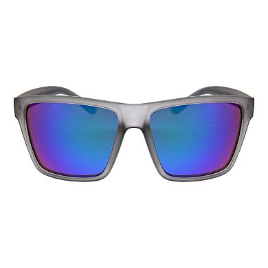 Men's Tek Gear® 65mm Temple insert Detail Polarized Square Sunglasses