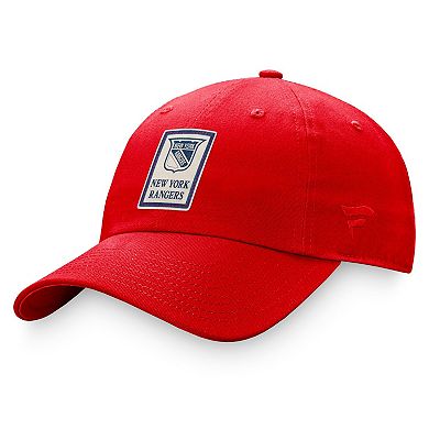 Women's Fanatics Branded Red New York Rangers Heritage Vintage Adjustable Hat