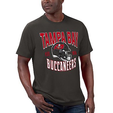 Men's G-III Sports by Carl Banks Red/Pewter Tampa Bay Buccaneers T-Shirt & Full-Zip Hoodie Combo Set