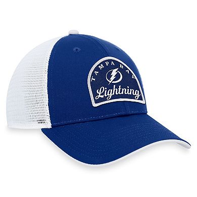 Men's Fanatics Branded Blue/White Tampa Bay Lightning Fundamental Adjustable Hat