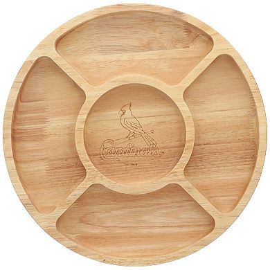 The Memory Company St. Louis Cardinals Wood Chip & Dip Serving Tray