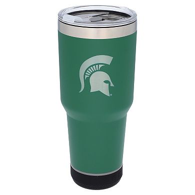 The Memory Company Michigan State Spartans 30oz. Stainless Steel LED Bluetooth Tumbler