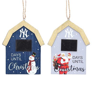 New York Yankees 2-Pack Countdown Ornament Set