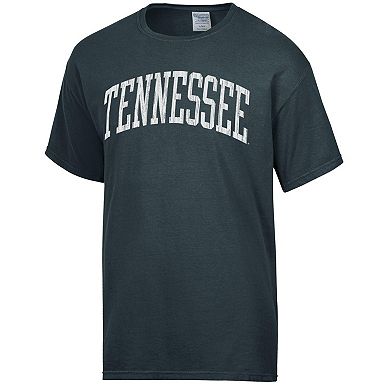 Men's Comfort Wash  Charcoal Tennessee Volunteers Vintage Arch 2-Hit T-Shirt