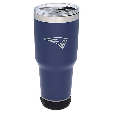 The Memory Company New England Patriots 30oz. Stainless Steel LED Bluetooth Tumbler