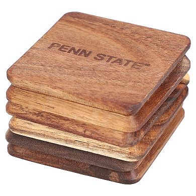 The Memory Company Penn State Nittany Lions 6-Pack Acacia Wood Coaster Set