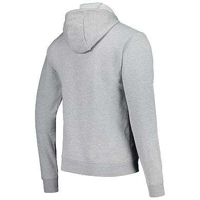 Men's League Collegiate Wear  Heather Gray Miami Hurricanes Tall Arch Essential Pullover Hoodie