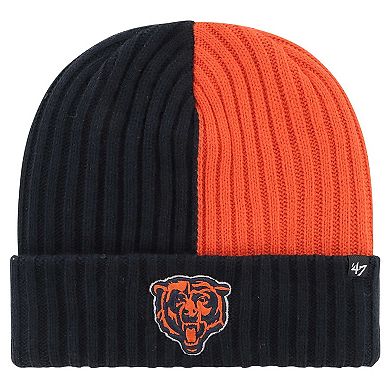 Men's '47 Navy Chicago Bears Fracture Cuffed Knit Hat
