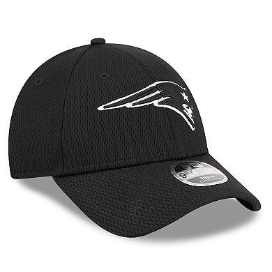 Youth New Era Black New England Patriots  Main B-Dub 9FORTY Adjustable Hat