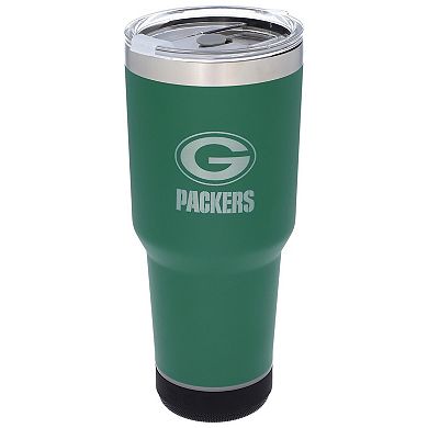The Memory Company Green Bay Packers 30oz. Stainless Steel LED Bluetooth Tumbler