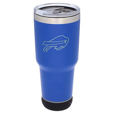 The Memory Company Buffalo Bills 30oz. Stainless Steel LED Bluetooth Tumbler