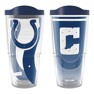 Tervis  Indianapolis Colts 24oz NFL 2 PACK Genuine & Forever Fan