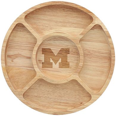 The Memory Company Michigan Wolverines Wood Chip & Dip Serving Tray