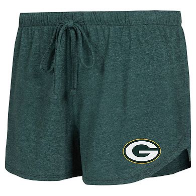 Women's Concepts Sport Green/Gold Green Bay Packers Raglan Long Sleeve T-Shirt & Shorts Lounge Set