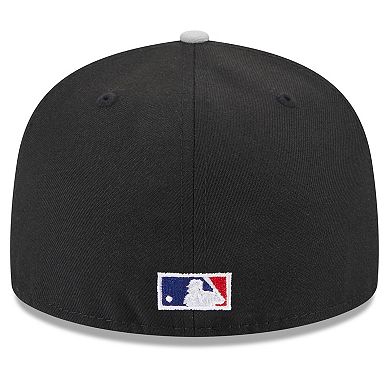 Men's New Era Black/Gray Chicago White Sox On Deck 59FIFTY Fitted Hat