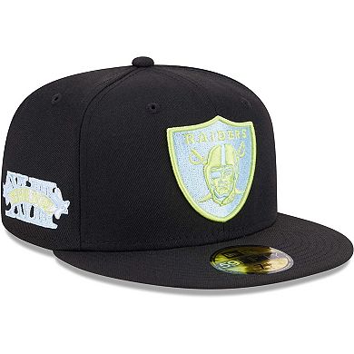 Men's New Era Black Las Vegas Raiders Multi 59FIFTY Fitted Hat