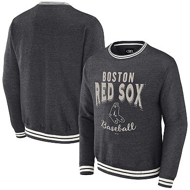 Men's Darius Rucker Collection by Fanatics  Heather Charcoal Boston Red Sox Vintage Pullover Sweatshirt