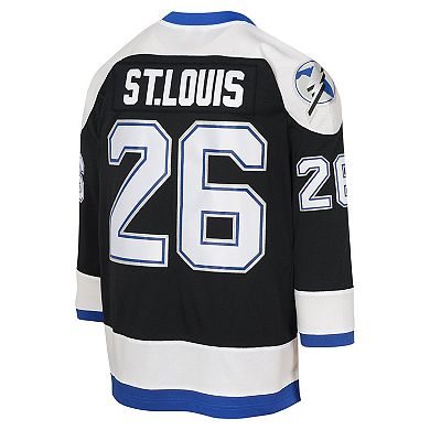 Youth Mitchell & Ness Martin St. Louis Black Tampa Bay Lightning 2003 Blue Line Player Jersey
