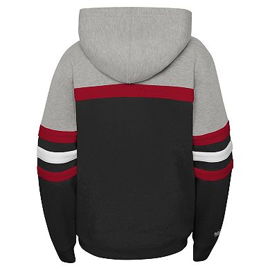 Youth Mitchell & Ness Gray Chicago Blackhawks Head Coach Pullover Hoodie