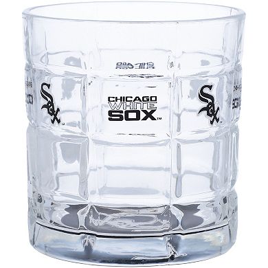 Chicago White Sox 10oz. Team Bottoms Up Squared Rocks Glass