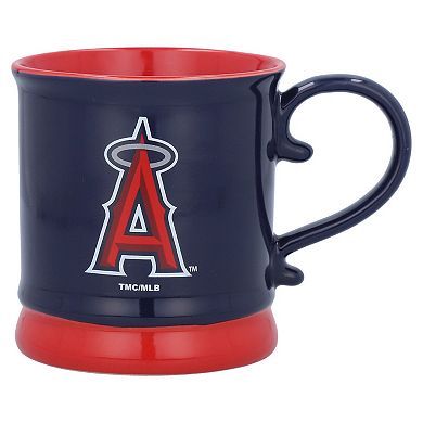 The Memory Company Los Angeles Angels 16oz. Fluted Mug with Swirl Handle