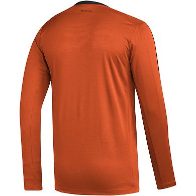 Men's adidas Orange Philadelphia Flyers AEROREADYÂ® Long Sleeve T-Shirt