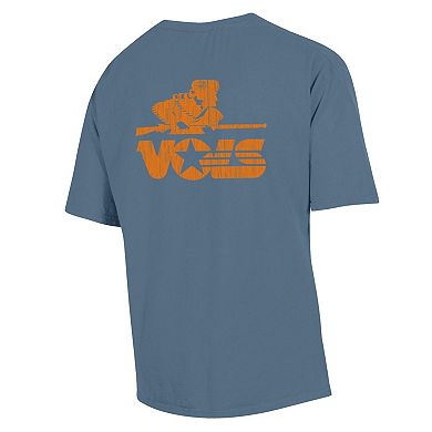 Men's Comfort Wash Steel Tennessee Volunteers Vintage Logo T-Shirt