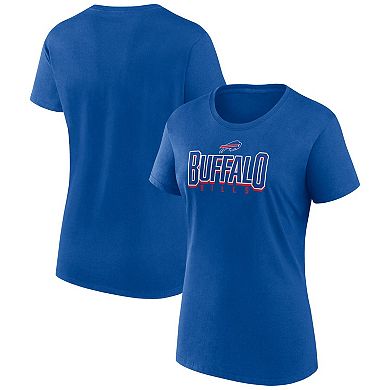 Women's Fanatics Branded  Royal Buffalo Bills Route T-shirt