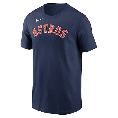 Men's Nike Framber Valdez Navy Houston Astros Player Name & Number T-Shirt