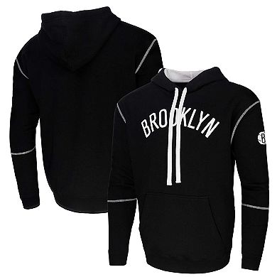 Unisex Black Stadium Essentials Brooklyn Nets Monument Pullover Hoodie