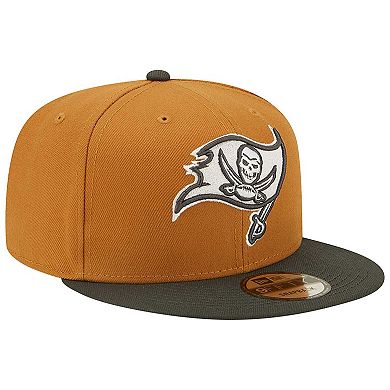 Men's New Era Bronze/Graphite Tampa Bay Buccaneers Color Pack Two-Tone 9FIFTY Snapback Hat