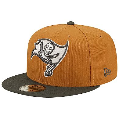 Men's New Era Bronze/Graphite Tampa Bay Buccaneers Color Pack Two-Tone 9FIFTY Snapback Hat