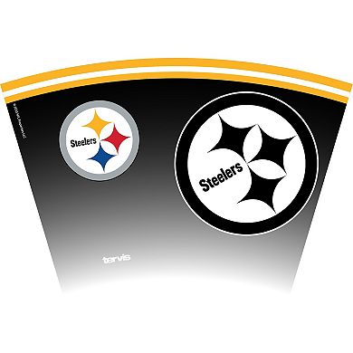 Tervis  Pittsburgh Steelers 24oz NFL 2 PACK Genuine & Forever Fan