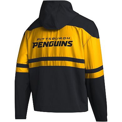 Men's adidas  Black Pittsburgh Penguins Full-Zip Hoodie