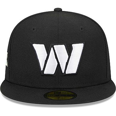 Men's New Era Black Washington Commanders Multi 59FIFTY Fitted Hat